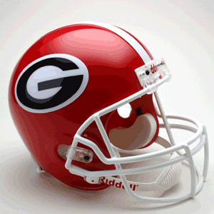 Georgia Bulldogs Full Size Replica Riddell Helmet